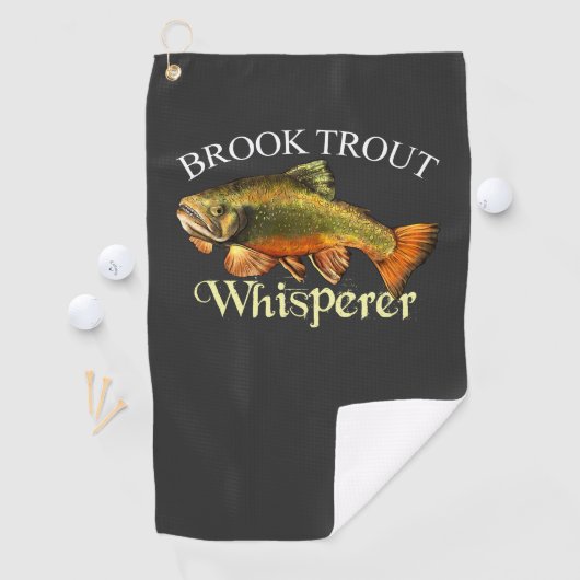 Brook Trout Whisperer Dark Vist handdoek (Insitu)