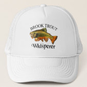 Brook Trout Whisperer Light Trucker Pet (Voorkant)
