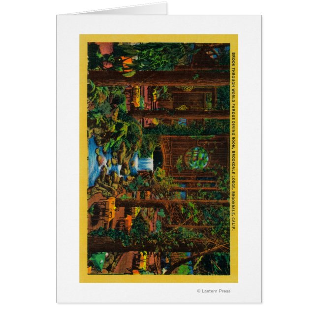 Brookdale Lodge Dining RoomBrookdale, CA (Voorkant)