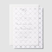 Brooke Classic Script Monogram Elegante bruiloft Vellum Uitnodigingen (Offset (Uitnodiging))