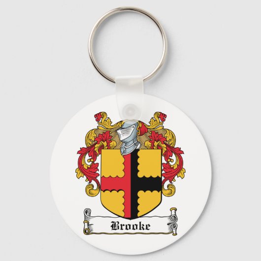 Brooke Family Crest Sleutelhanger (Voorkant)