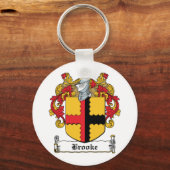 Brooke Family Crest Sleutelhanger (Voorkant)