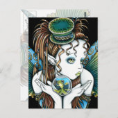"Brooke" Pet Fish Couture Fairy Art Briefkaarten (Voorkant / Achterkant)