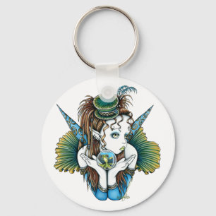 "Brooke" Pet Fish Couture Fairy Art Sleutelhanger
