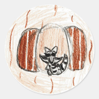 Brooke: Ronde Sticker