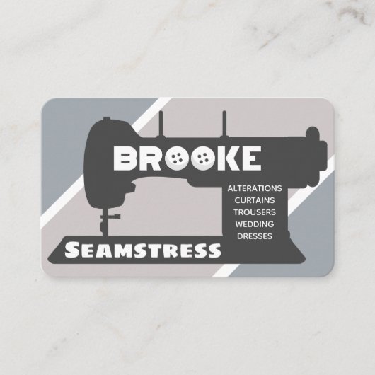 Brooke Seamstress Visitekaartje (Voorkant)