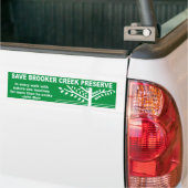 Brooker Creek-reserve opslaan Bumpersticker (Op Truck)