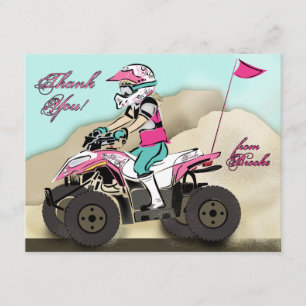 Brooke's ATV Note Card Bedankkaart