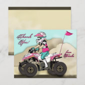 Brooke's ATV Note Card Bedankkaart (Voorkant / Achterkant)