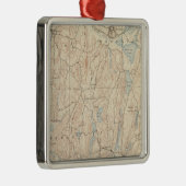 Brookfield, Massachusetts Metalen Ornament (Rechts)