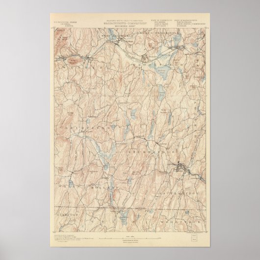 Brookfield, Massachusetts Poster (Voorkant)