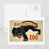 Brookfield-Panther Briefkaart (Voorkant / Achterkant)