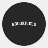 Brookfield  ronde sticker (Voorkant)