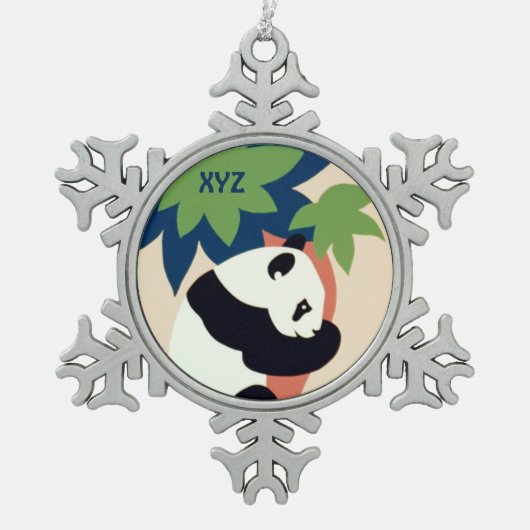  "Brookfield Zoo" aangepast monogram ornament (Voorkant)