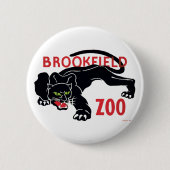Brookfield Zoo Black Leopard Button (Voorkant)