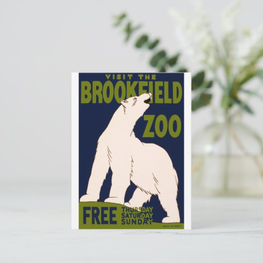 Brookfield Zoo Briefkaart (Staand voorkant)