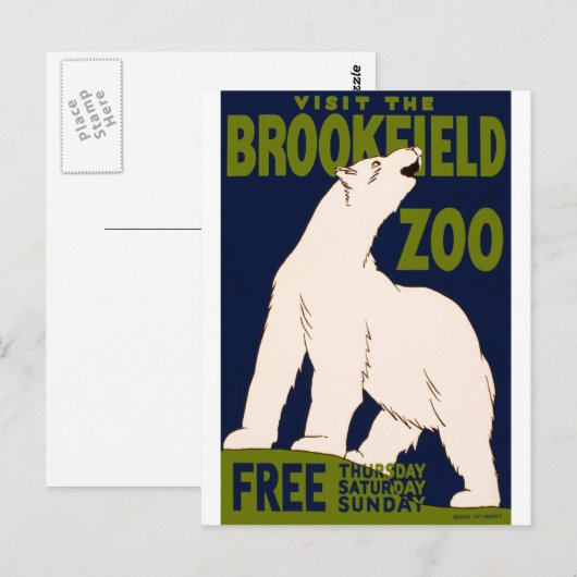 Brookfield Zoo Briefkaart (Voorkant / Achterkant)