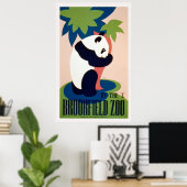 Brookfield Zoo-By the "L" / Long. Poster (Thuiskantoor)