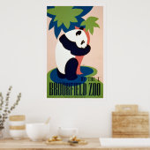Brookfield Zoo-By the "L" / Long. Poster (Keuken)