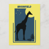 Brookfield Zoo Chicago Illinois  Giraffe Briefkaart (Voorkant)