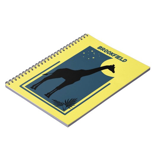 Brookfield Zoo Chicago Illinois  Giraffe Notitieboek (Linkerzijde)