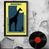 Brookfield Zoo Chicago Illinois  Giraffe Poster