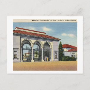 Brookfield Zoo, Chicago Zoological Garden  Briefkaart