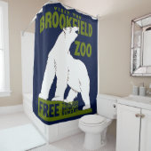 Brookfield Zoo, Federal Art Program Poster 1936 Douchegordijn (In situ)