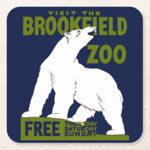 Brookfield Zoo, Federal Art Program Poster 1936