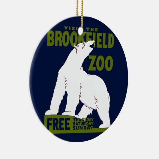 Brookfield Zoo, Federal Art Program Poster 1936 Keramisch Ornament (Rechts)