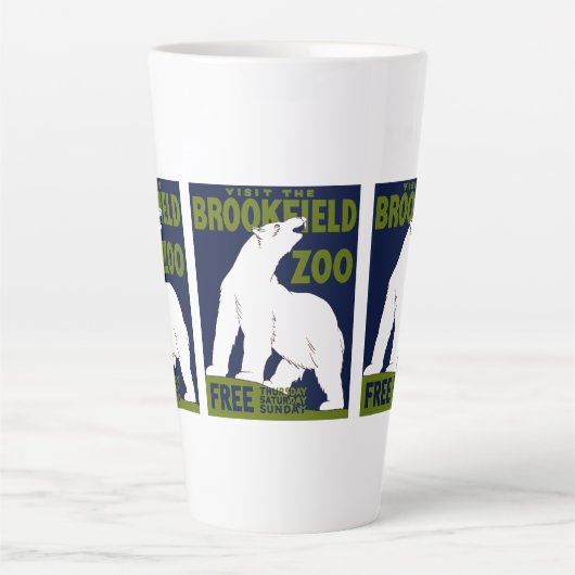Brookfield Zoo, Federal Art Program Poster 1936 Latte Mok (Voorkant)