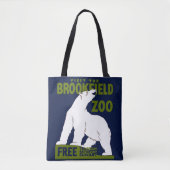 Brookfield Zoo, Federal Art Program Poster 1936 Tote Bag (Voorkant)