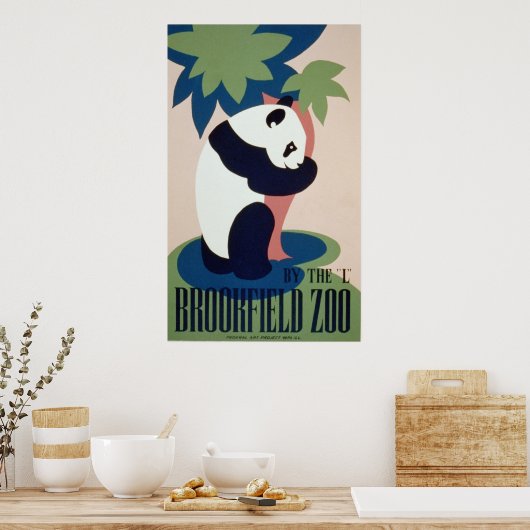 Brookfield Zoo Panad Poster (Keuken)