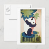 Brookfield Zoo-Panda Briefkaart (Voorkant / Achterkant)