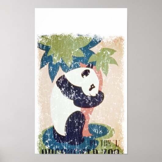Brookfield Zoo-Panda in nood Poster (Voorkant)