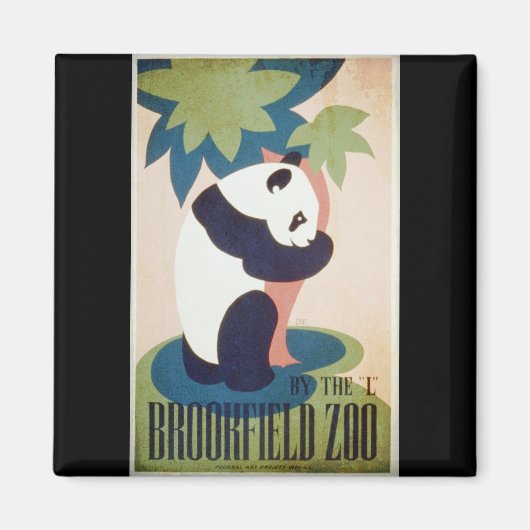 Brookfield Zoo-Panda Magneet (Voorkant)