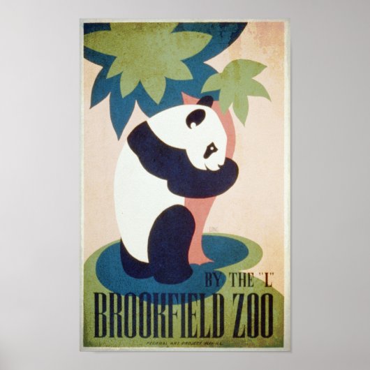 Brookfield Zoo-Panda Poster (Voorkant)