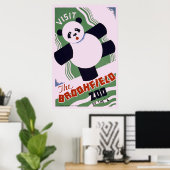 Brookfield Zoo Panda Poster (Thuiskantoor)