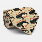 Brookfield Zoo-Panther-noodsituatie Stropdas (Opgerold)