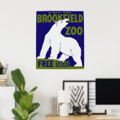 Brookfield Zoo Poster (Thuiskantoor)