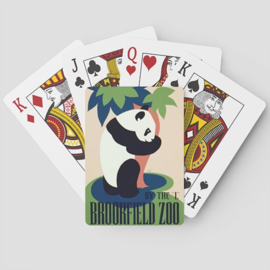 "Brookfield Zoo" speelkaarten (Achterkant)