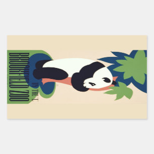 "Brookfield Zoo"-stickers Rechthoekige Sticker