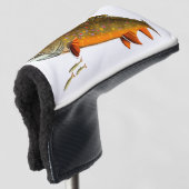 Brookforel en Minnows Golfheadcover (3/4 voorkant)