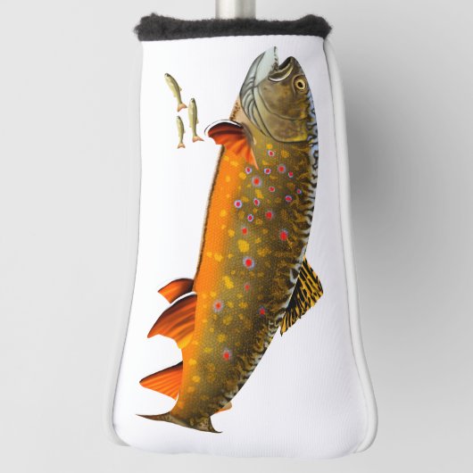 Brookforel en Minnows Golfheadcover (Draai 90)