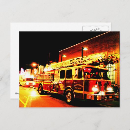 Brookhaven Fire Department Briefkaart (Voorkant / Achterkant)