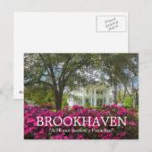 Brookhaven Mississippi Antebellum Spring Briefkaart (Voorkant / Achterkant)