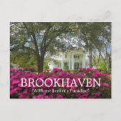 Brookhaven Mississippi Antebellum Spring Briefkaart (Voorkant)