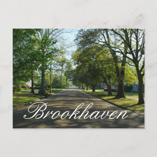 Brookhaven, Mississippi Briefkaart (Voorkant)
