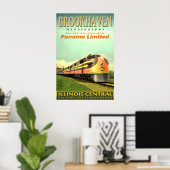 BROOKHAVEN Mississippi Illinois Central Railroad Poster (Thuiskantoor)