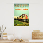 BROOKHAVEN Mississippi Illinois Central Railroad Poster (Keuken)